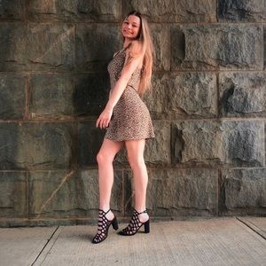 Slip Dress | ROMWE | Size S | US 4 | Leopard print